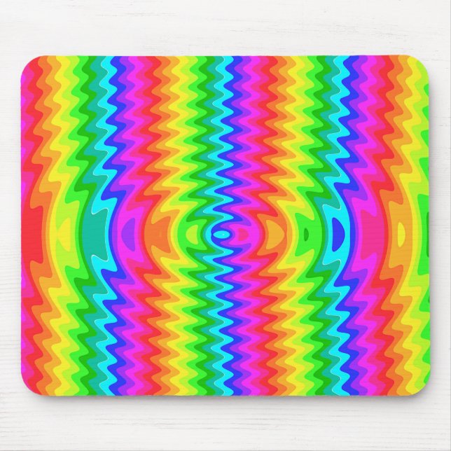 Mousepad Psicodélico Colorido (Frente)