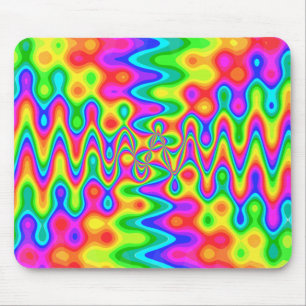 Mousepad Psicodélico Colorido