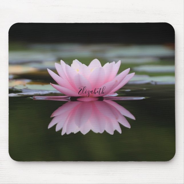 Mousepad Psicólogo Terapista Zen, Flor Lotus (Frente)