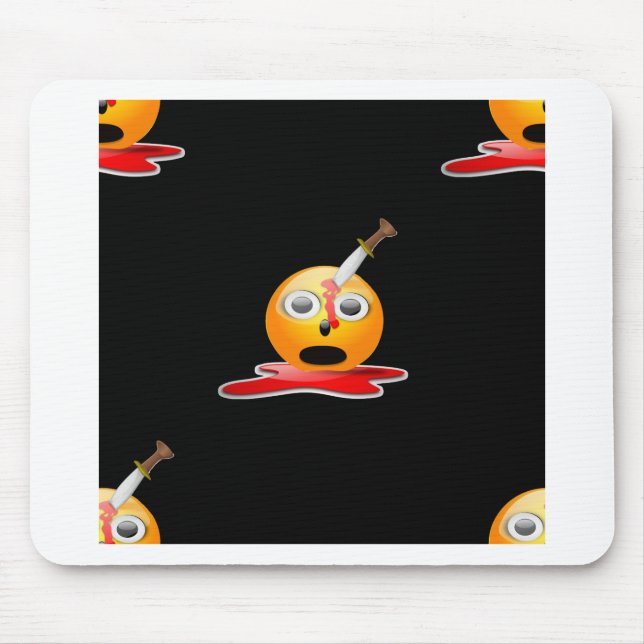 Mousepad psicopata emoji (Frente)