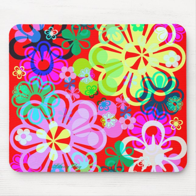 MOUSEPAD PSIQUÉRICO DE ALIMENTAÇÃO DA FLORES (Frente)