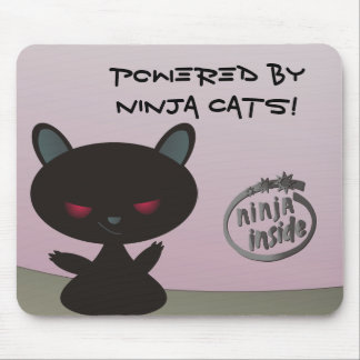 Mousepad Psto por gatos de Ninja para dentro!