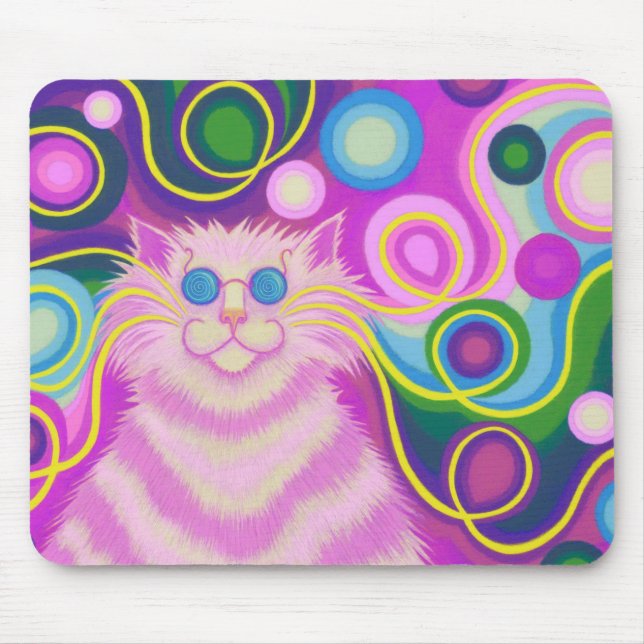 Mousepad Psy-cat-delic (Frente)