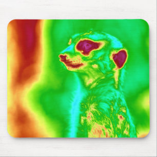 Mousepad Psychedelic Meerkat