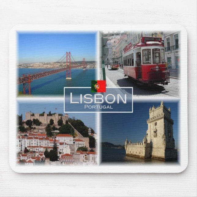 Mousepad PT Portugal - Lisboa - (Frente)