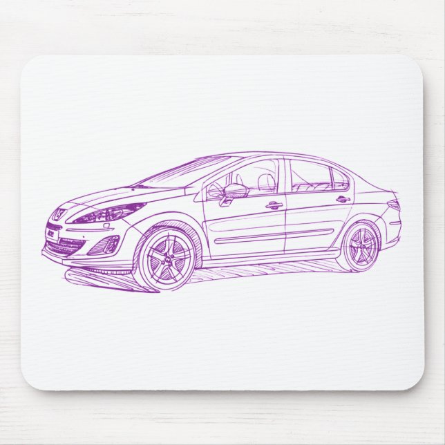 Mousepad Pug 408 2011 (Frente)