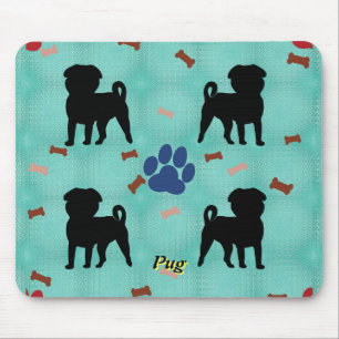 Mousepad Pug da sombra
