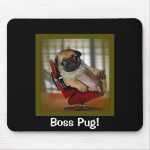 Mousepad Pug do chefe!