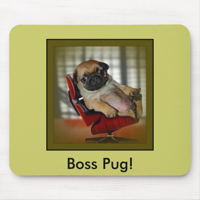 Mousepad Pug ele! (Frente)