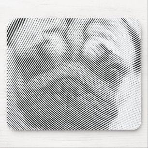 Mousepad Pug Face