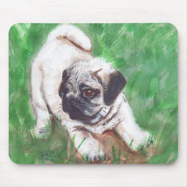 Mousepad Pug-Mousepad (Frente)