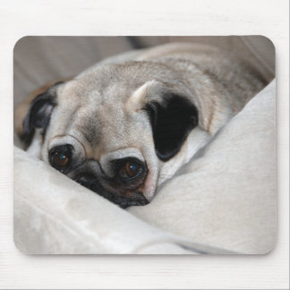 Mousepad Pug pensativo