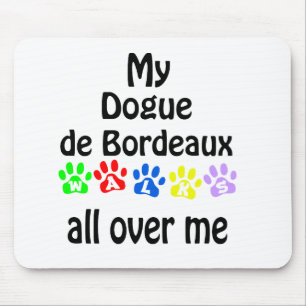 Mousepad Pug Walks Design