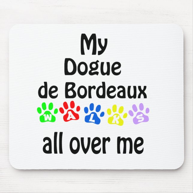 Mousepad Pug Walks Design (Frente)