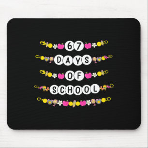 Mousepad Pulseiras 67 Dias de Escola 67 Dias Crianças Mais 