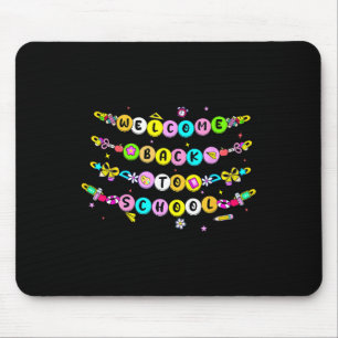 Mousepad Pulseiras Contas Bem-vindo de Volta à Escola Prime