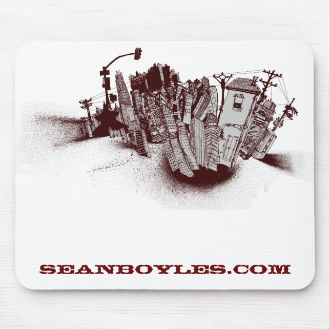 Mousepad pulverizador da cidade (Frente)