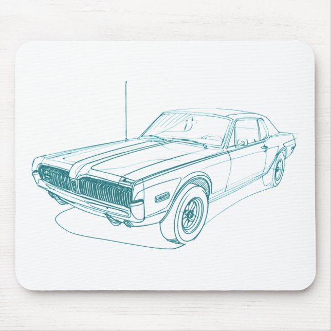 Mousepad Puma 1968 de Mercury (Frente)