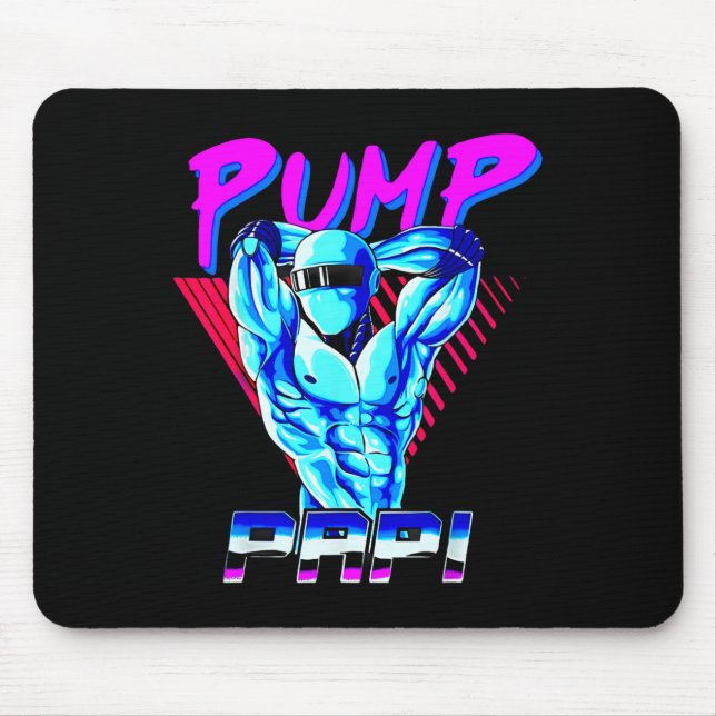Mousepad Pump Papi Powerinclusive Malhação de construção de (Frente)