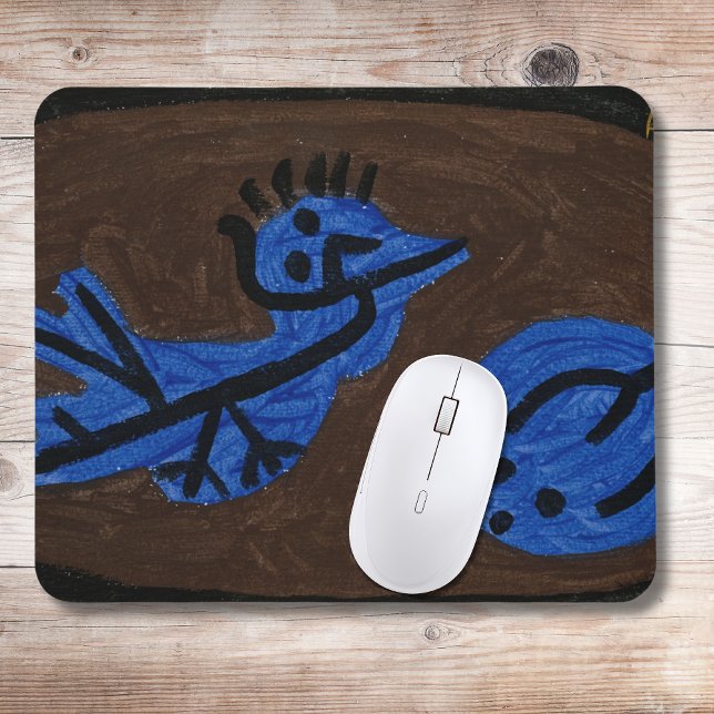 Mousepad Pumpkin de pássaro azul - Paul Klee 1939 (Criador carregado)