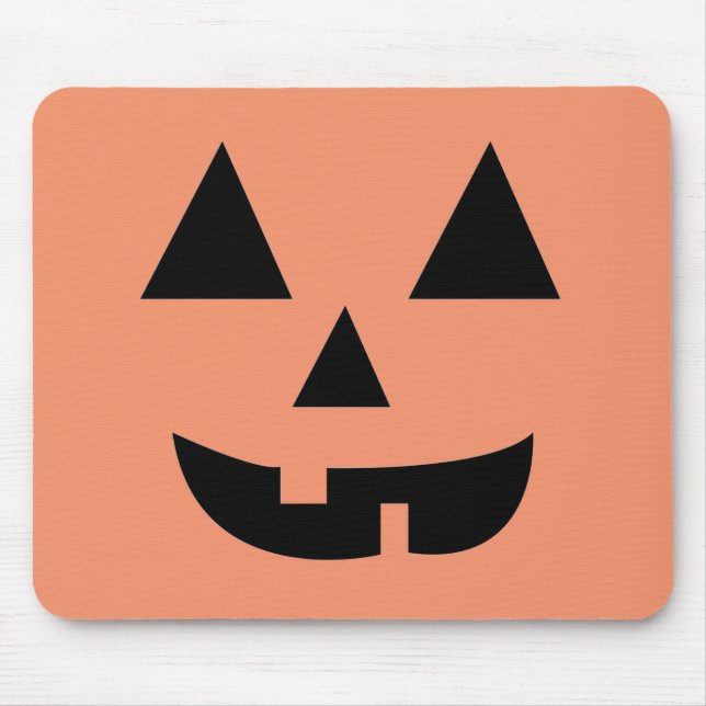 Mousepad Pumpkin Face Halloween (Frente)