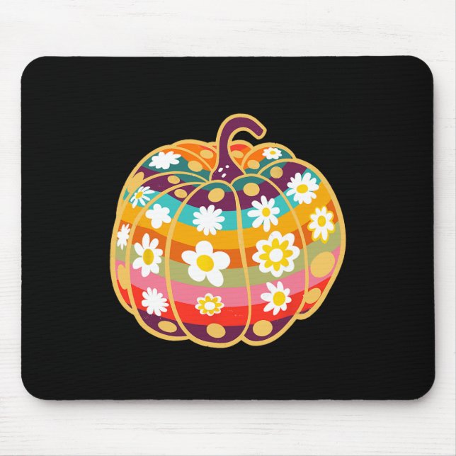 Mousepad Pumpkin Fall Season Autumn Halloween Ação de Graça (Frente)