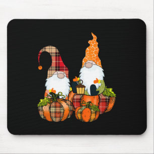 Mousepad Pumpkin Gnomos Queda do outono Cute Halloween Than