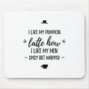 Mousepad Pumpkin latte picante, mas chicoteado no dia de ag