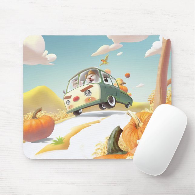 Mousepad Pumpkin Patch (Com mouse)