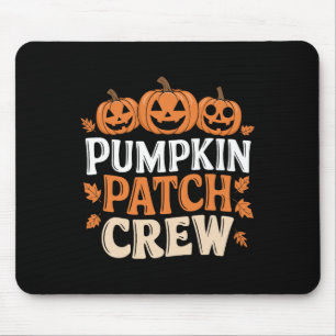 Mousepad Pumpkin Patch Crew Engraçado Pumpkin Patch Obrigad