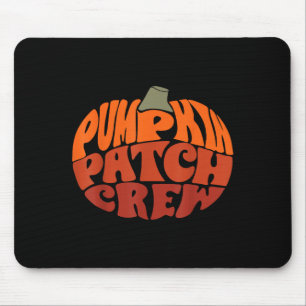 Mousepad Pumpkin Patch Crew Engraçado Pumpkin Patch Obrigad