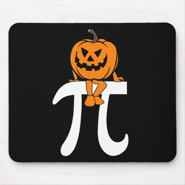 Mousepad Pumpkin Pie Math Dia de as Bruxas engraçado Ação d (Frente)