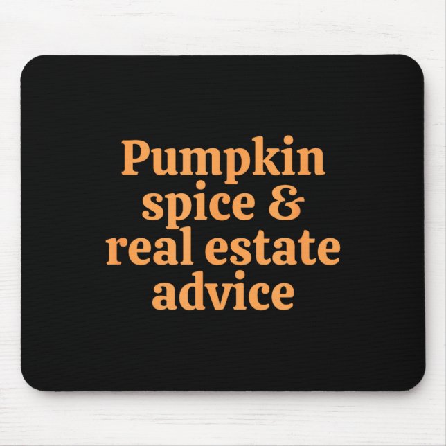 Mousepad Pumpkin Sce And Real Estate Advice  (Frente)