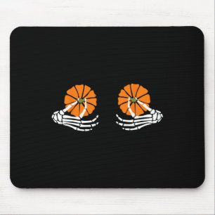 Mousepad Pumpkin Skeleton Halloween