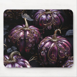 MOUSEPAD PUMPKINS ESCUROS DE PÊSSOLO METADE COM ÓRNAMENTOS