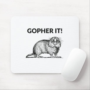 Mousepad Punheteiro de Gopher Engraçado Pun