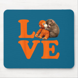 Mousepad Punho de macaco fofo 