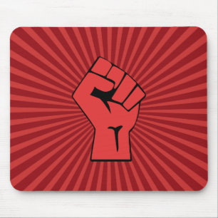 Mousepad Punho Revolucionário Vermelho