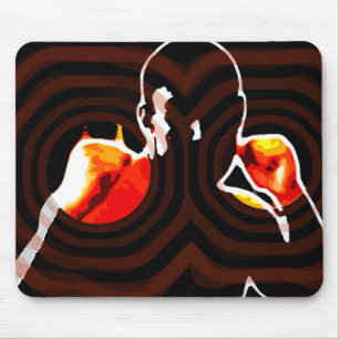 Mousepad punhos de fogo.