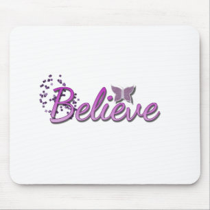 Mousepad Purle acredita o brilho da borboleta