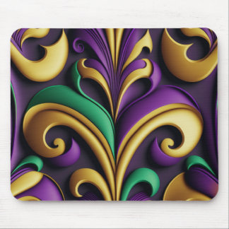 MOUSEPAD PURPEN GOLDMARDI GRAS FLEUR DI LIS