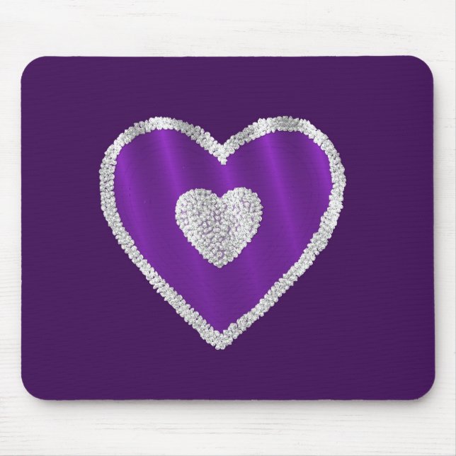 Mousepad Purple Heart (Frente)