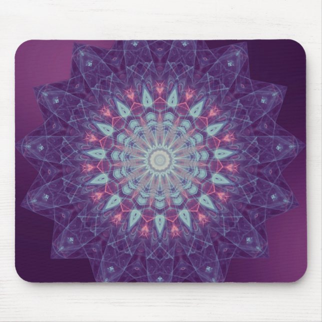 Mousepad Purple Star Mandala (Frente)