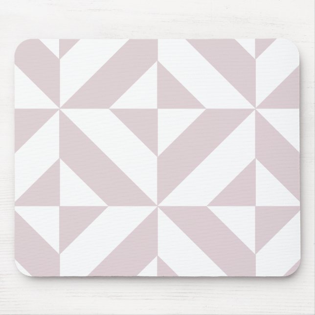 Mousepad Púrpura Lilac Padrão Geométrico do Cubo (Frente)