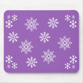 Mousepad Púrpura Púrpura Floco de neve