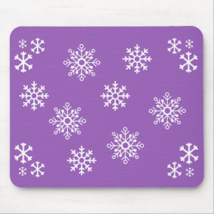 Mousepad Púrpura Púrpura Floco de neve