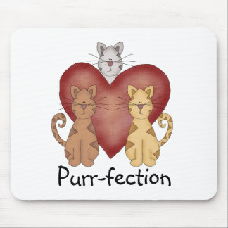 Mousepad Purr-fection dos gatos