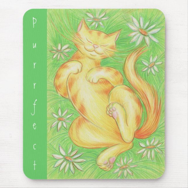 Mousepad 'Purrfect' do Sun Lover (Frente)