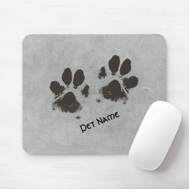 Mousepad Pw Imprime No Design Concreto Personalizado (Com mouse)