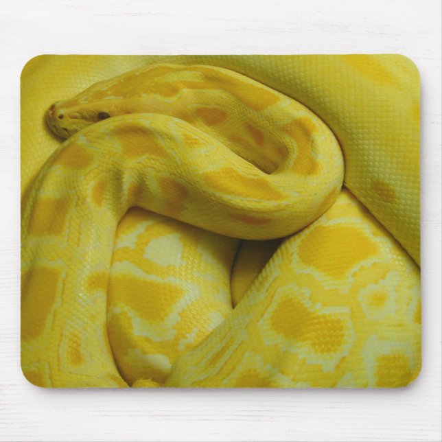 Mousepad Python Amarelo (Frente)